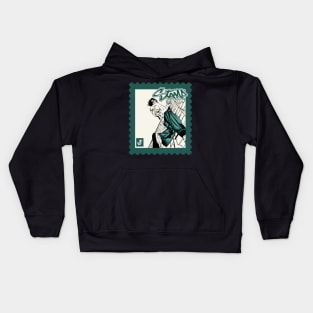 Stamp art Kids Hoodie